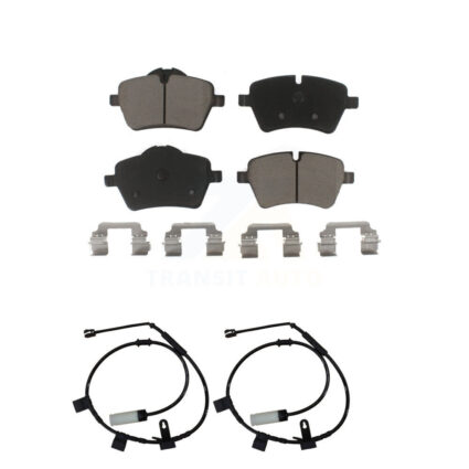 Front Ceramic Disc Brake Pads And Wear Sensor Pairs Kit For Mini Cooper KCW-100615