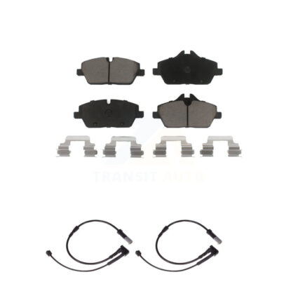 Front Ceramic Disc Brake Pads And Wear Sensor Pairs Kit For Mini Cooper KCW-100618
