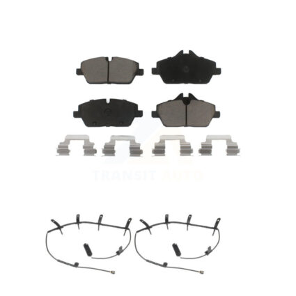 Front Ceramic Disc Brake Pads And Wear Sensor Pairs Kit For Mini Cooper KCW-100623