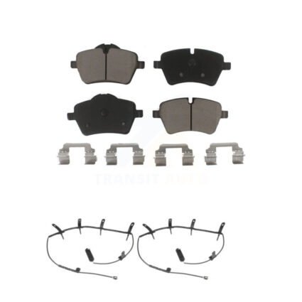 Front Ceramic Disc Brake Pads And Wear Sensor Pairs Kit For Mini Cooper KCW-100624