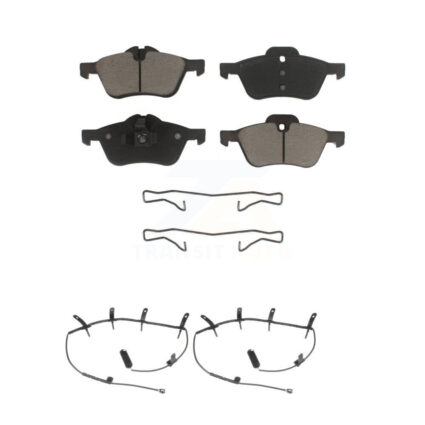 Front Ceramic Disc Brake Pads And Wear Sensor Pairs Kit For Mini Cooper KCW-100625