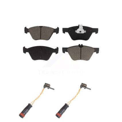 Front Ceramic Disc Brake Pads And Wear Sensor Pairs Kit For Mercedes-Benz E350 E300 KCW-100643