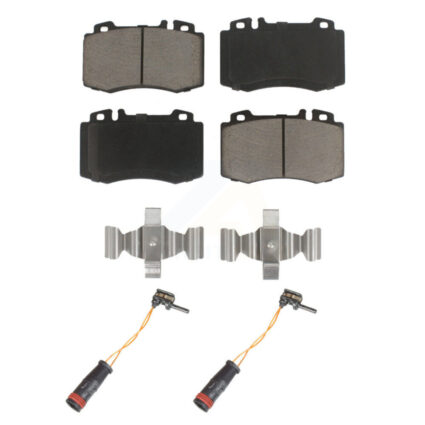Front Ceramic Brake Pad Wear Sensor Pair Kit For Mercedes-Benz E350 C230 SL500 SLK350 C32 KCW-100644