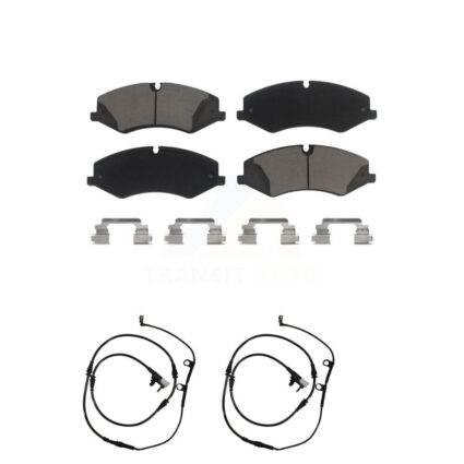 Front Ceramic Brake Pad Wear Sensor Pair Kit For Land Rover Range Sport with Brembo KCW-100656