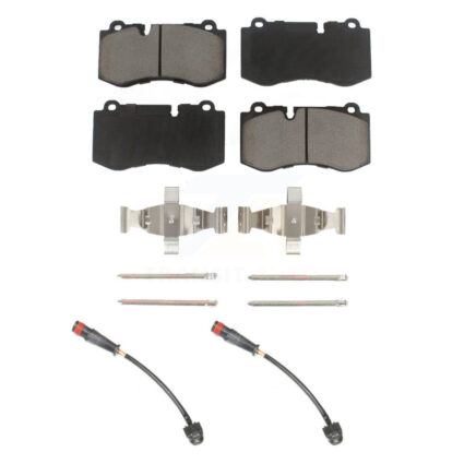 Front Ceramic Brake Pads Wear Sensor Pair Kit For Mercedes-Benz S550 S450 CL550 S400 S600 KCW-100659
