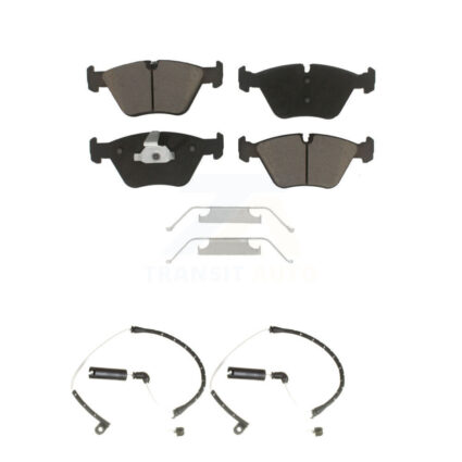 Front Ceramic Disc Brake Pads And Wear Sensor Pairs Kit For BMW Z4 KCW-100672