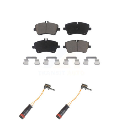 Front Ceramic Brake Pad Wear Sensor Pair Kit For Mercedes-Benz C240 C230 C280 C320 SLK280 KCW-100673