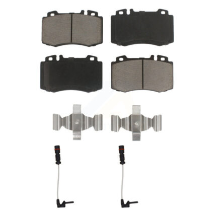Front Ceramic Brake Pad And Wear Sensor Pair Kit For Mercedes-Benz SL500 SL600 S600 CL500 KCW-100674
