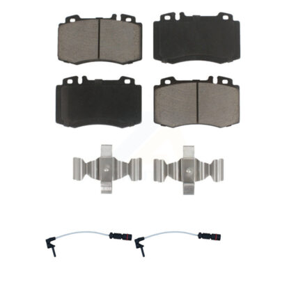 Front Ceramic Disc Brake Pads And Wear Sensor Pairs Kit For Mercedes-Benz ML500 ML55 AMG KCW-100676