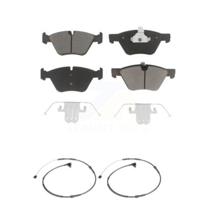 Front Ceramic Disc Brake Pads And Wear Sensor Pairs Kit For BMW Z4 KCW-100707