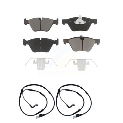 Front Ceramic Disc Brake Pads And Wear Sensor Pairs Kit For BMW Z4 KCW-100715