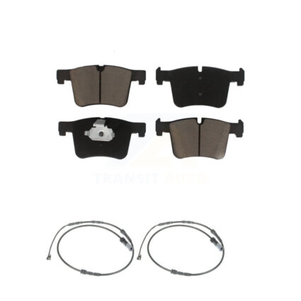 Front Ceramic Disc Brake Pads And Wear Sensor Pairs Kit For BMW X3 X4 KCW-100716