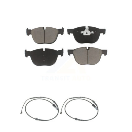 Front Ceramic Disc Brake Pads And Wear Sensor Pairs Kit For 2017 BMW X4 M40i KCW-100721