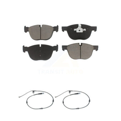Front Ceramic Disc Brake Pads And Wear Sensor Pairs Kit For BMW X5 X6 KCW-100743