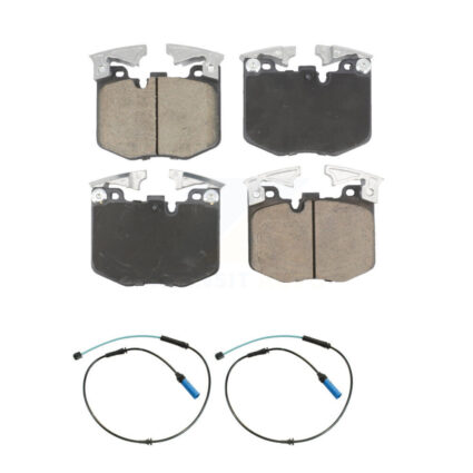 Front Ceramic Brake Pad Wear Sensor Pair Kit For BMW 530i xDrive 530e 540i 640i Gran 740e KCW-101175