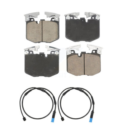Front Ceramic Disc Brake Pads And Wear Sensor Pairs Kit For BMW X5 X7 KCW-101178