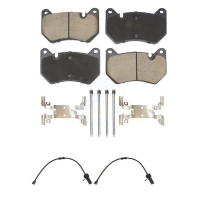 Front Ceramic Disc Brake Pads And Wear Sensor Pairs Kit For Audi Q5 2.0L KCW-101181