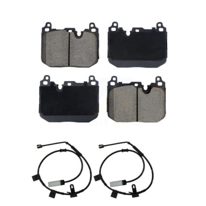 Front Ceramic Disc Brake Pads And Wear Sensor Pairs Kit For Mini Cooper KCW-101189