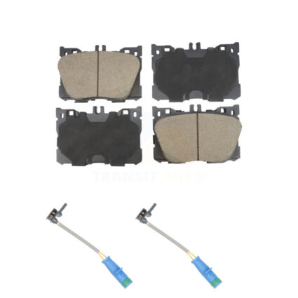 Front Ceramic Brake Pad And Wear Sensor Pair Kit For 2019-2020 Mercedes-Benz E53 AMG 3.0L KCW-101194