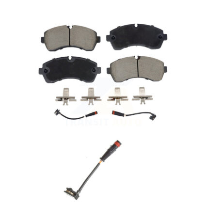 Front Ceramic Brake Pad & Extra Wear Sensor Kit For Mercedes-Benz Sprinter 2500 3500 4500 KCW-101199