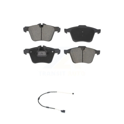 Front Ceramic Disc Brake Pads And Wear Sensors Kit For Jaguar XJ F-Type XK KCW-101209