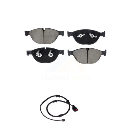 Front Ceramic Brake Pad Wear Sensor Kit For 2019 Jaguar XJ AWD with 5.0L Disc rear brakes KCW-101212