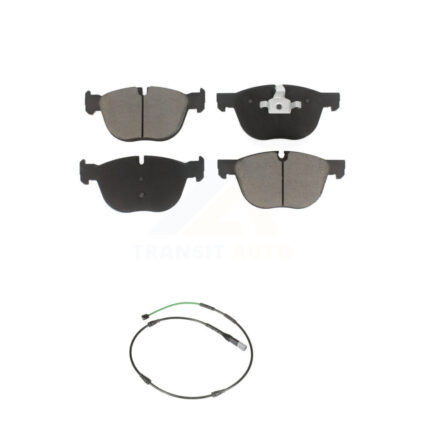 Front Ceramic Disc Brake Pads And Wear Sensors Kit For BMW X6 xDrive35i with 3.0L KCW-101382