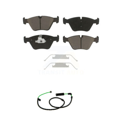 Front Ceramic Disc Brake Pads And Wear Sensors Kit For BMW X3 3.0L KCW-101383