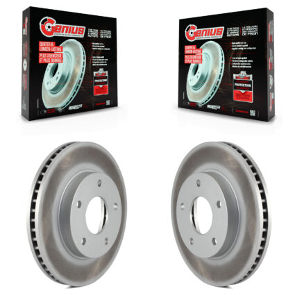 Front Coat Brake Rotor Pair For Chevrolet GMC Blazer S10 Jimmy Sonoma Isuzu Hombre Bravada KG-100016