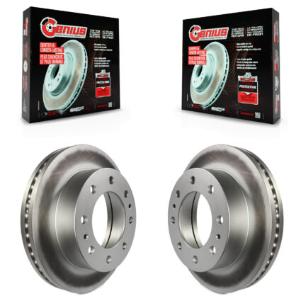 Front Coat Brake Rotor Pair For GMC Chevrolet Savana 3500 Express Sierra Silverado HD 4500 KG-100021