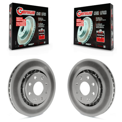 Front Coated Brake Rotor Pair For Chevrolet Aveo Pontiac Aveo5 Wave Spark G3 Suzuki Swift+ KG-100030