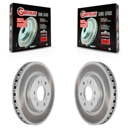 Front Coated Brake Rotors Pair For Pontiac Montana Chevrolet Uplander Buick Terraza Saturn KG-100040