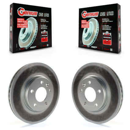 Front Coat Brake Rotor Pair For Chevrolet Equinox GMC Terrain Buick Cruze Malibu Encore GX KG-100058