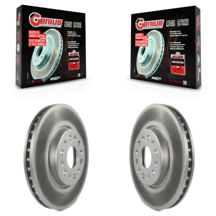 Front Coat Brake Rotor Pair For Chevrolet Traverse GMC Acadia Blazer Buick Enclave Equinox KG-100063