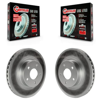 Front Coat Brake Rotor Pair For Subaru Impreza Scion FR-S Legacy BRZ Forester Outback Saab KG-100159