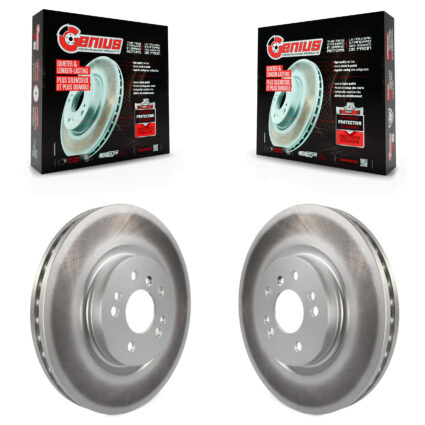 Front Coat Disc Brake Rotors Pair For Mercedes-Benz ML350 ML320 R350 ML500 R320 R500 ML450 KG-100248