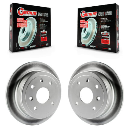 Rear Coated Disc Brake Rotors Pair For Chevrolet Optra Suzuki Forenza Reno KG-100402