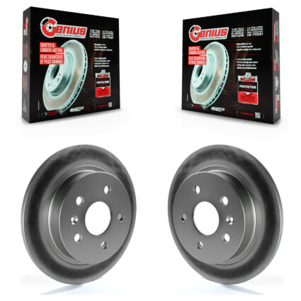 Rear Coated Disc Brake Rotors Pair For Chevrolet Malibu Buick Regal LaCrosse Limited KG-100415