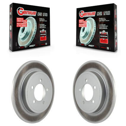 Rear Coated Disc Brake Rotors Pair For Ford Explorer Sport Trac Mercury Mountaineer KG-100430
