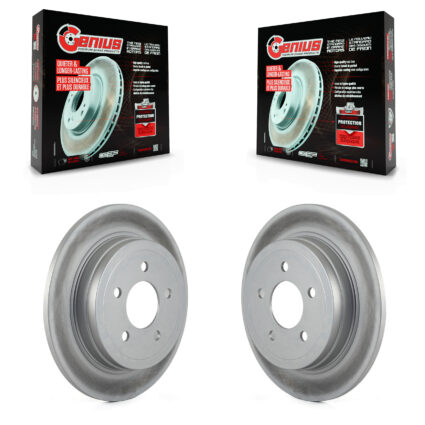 Rear Coated Disc Brake Rotors Pair For Ford Explorer Sport Trac KG-100435