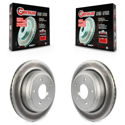 Rear Coated Disc Brake Rotors Pair For Ford Ranger Mazda B2300 B4000 KG-100448