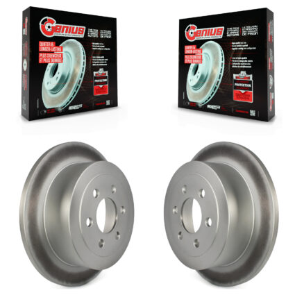 Rear Coated Disc Brake Rotors Pair For 2003-2004 Dodge Dakota KG-100469