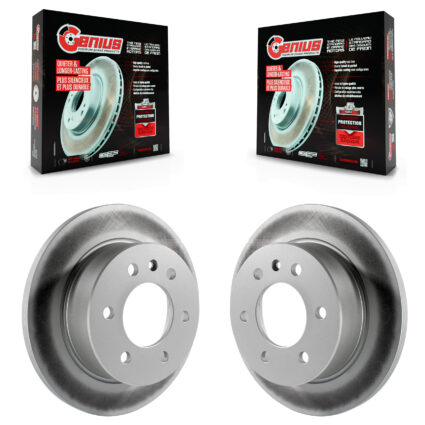Rear Coated Disc Brake Rotors Pair For Mercedes-Benz Sprinter 2500 3500 Dodge Freightliner KG-100481