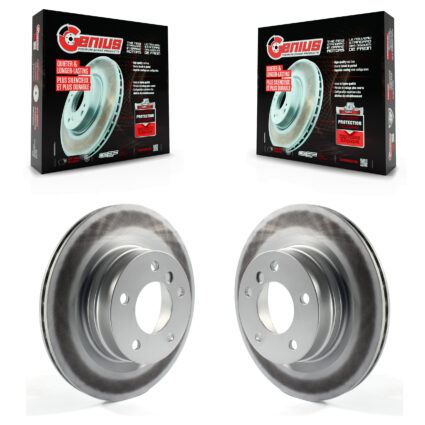 Rear Coated Disc Brake Rotors Pair For BMW 230i xDrive 228i 328i 320i 428i 328d KG-100675