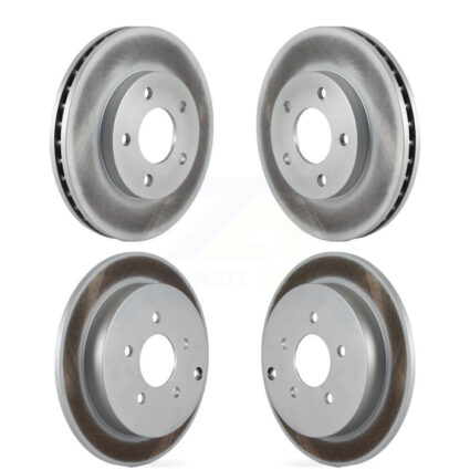 Front Rear Coated Disc Brake Rotors Kit For Buick Rendezvous Pontiac Aztek KG-100705