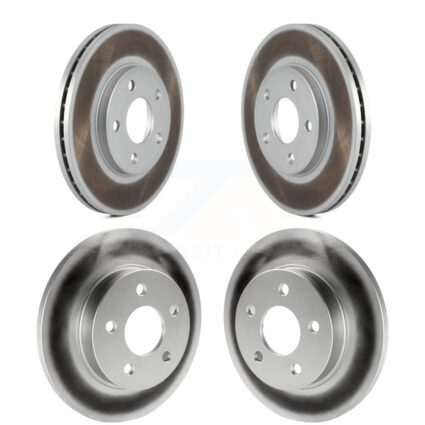 Front Rear Coated Disc Brake Rotors Kit For Chevrolet Malibu Pontiac G6 KG-100714