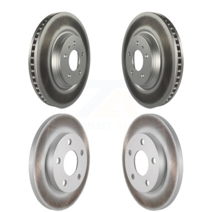 Front Rear Coated Disc Brake Rotors Kit For Chevrolet Impala Limited KG-100726