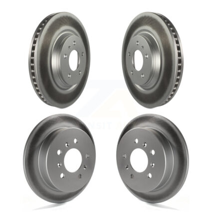Front Rear Coated Disc Brake Rotors Kit For Buick LaCrosse Allure KG-100727