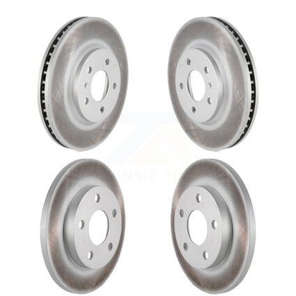 Front Rear Coated Disc Brake Rotors Kit For Chevrolet Impala Limited KG-100729