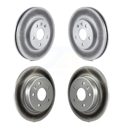 Front Rear Coated Disc Brake Rotors Kit For Chevrolet Cruze Bolt EV EUV Volt KG-100745